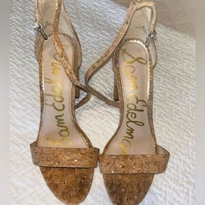 Sam Edelman cork heels